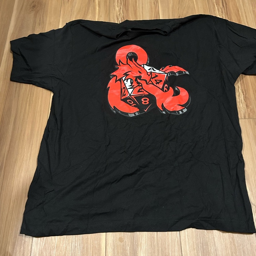 Dungeon and Dragons Graphic Size XL 12 Sided Dice Tee